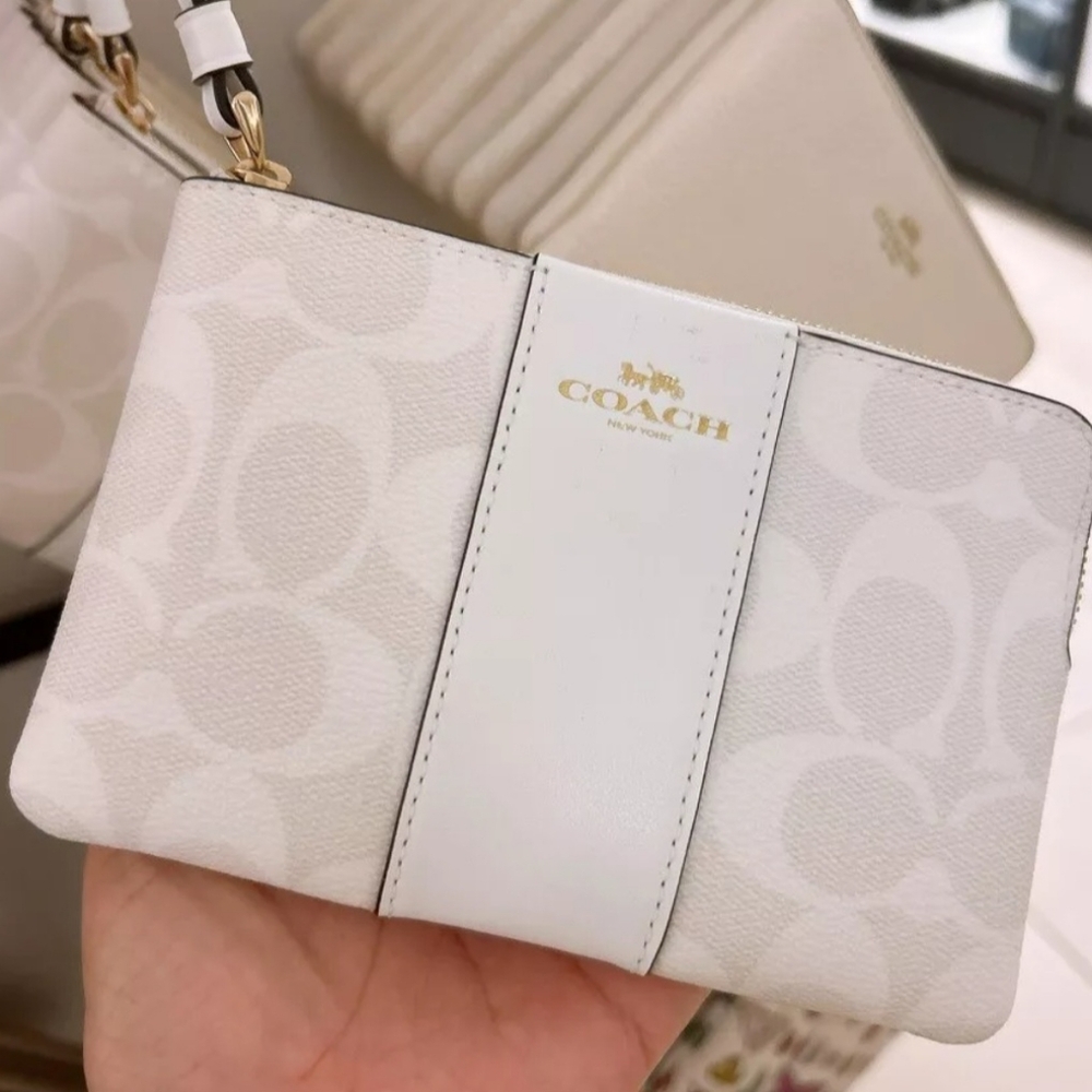 White Coach Wristlet